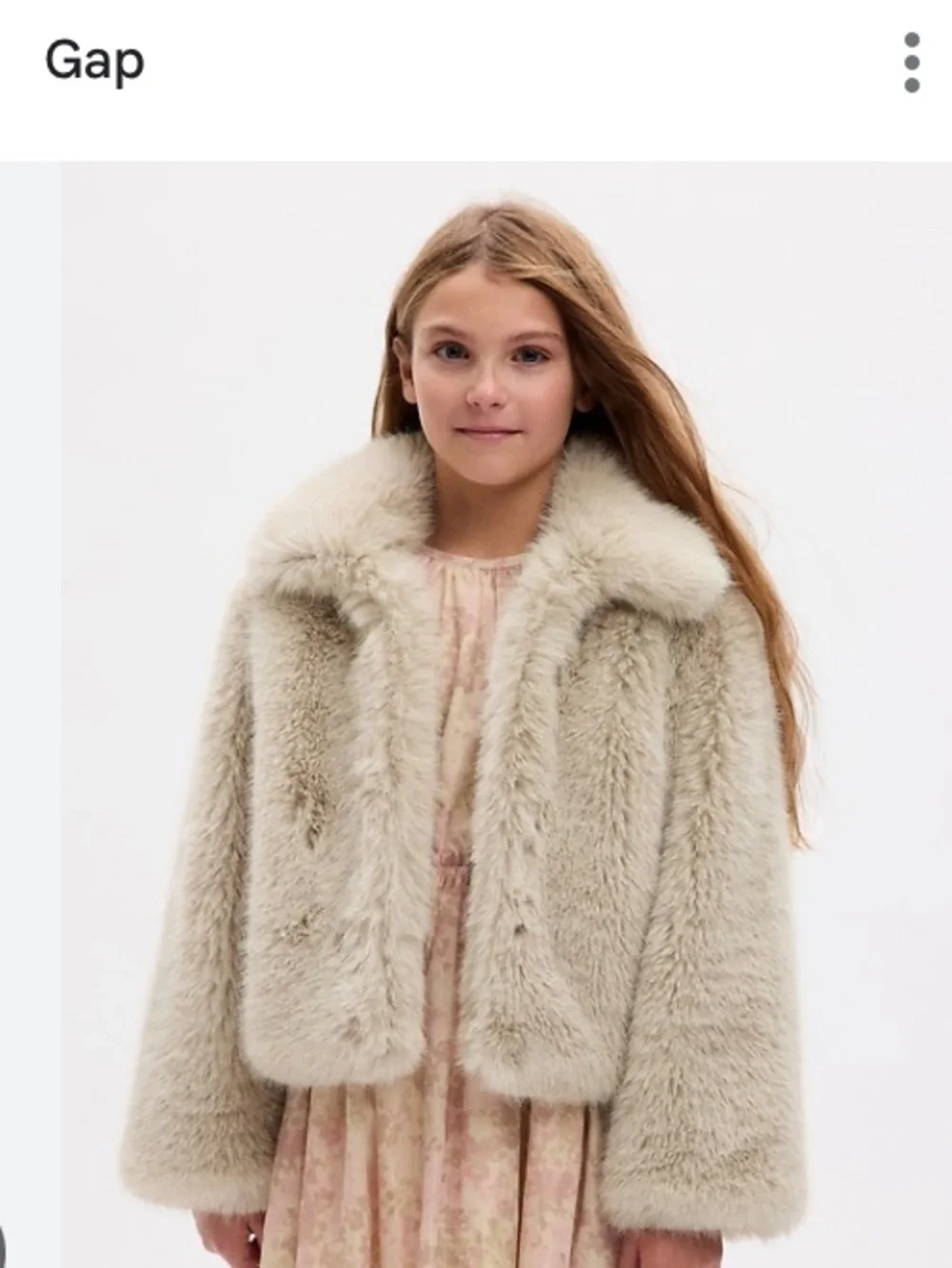 Gap faux fur coat